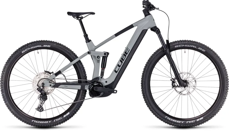 Cube Stereo Hybrid 140 HPC Pro 750 27.5/29er 2024 Electric MTB - Grey
