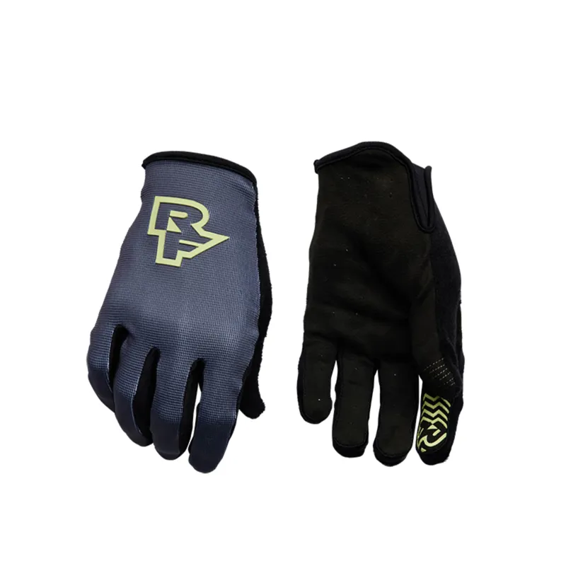 Race Face Trigger Long Finger Gloves - Charcoal