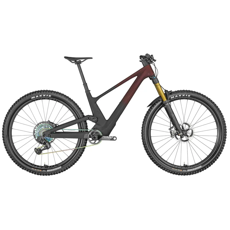 Scott Genius 900 Ultimate 2024 Full Suspension MTB - Candy Red Flakes