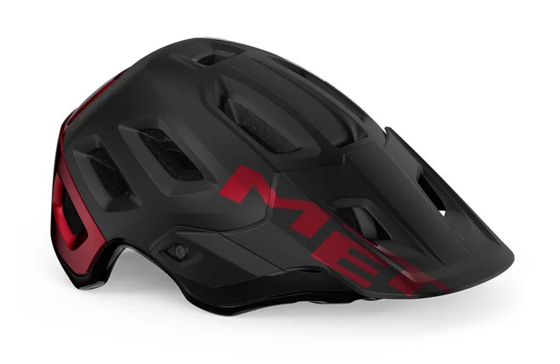 Met Roam MIPS MTB Helmet - Matt Glossy Black/Red Metallic