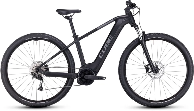 625　Hybrid　Electric　MTB　Black/Grey　Performance　Reaction　Cube　2023