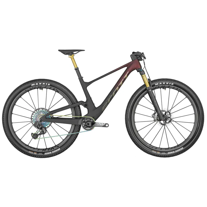 Scott Spark RC SL 29er 2023 Full Sus Mountain Bike - Candy Red Flakes