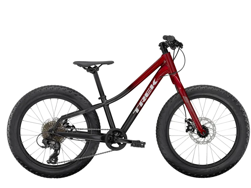 Trek Roscoe 20+w 2023 Kids Mountain BIke - Rage Red/Dnister Black Fade