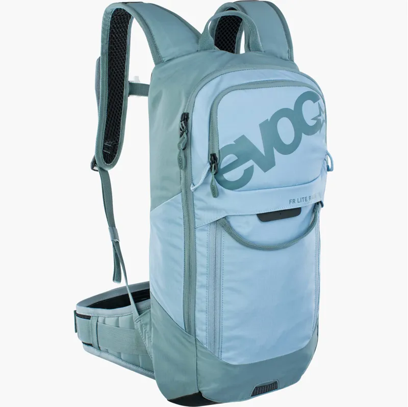 Evoc FR Lite Race Protector 10 Litres Backpack - Steel/Copen Blue