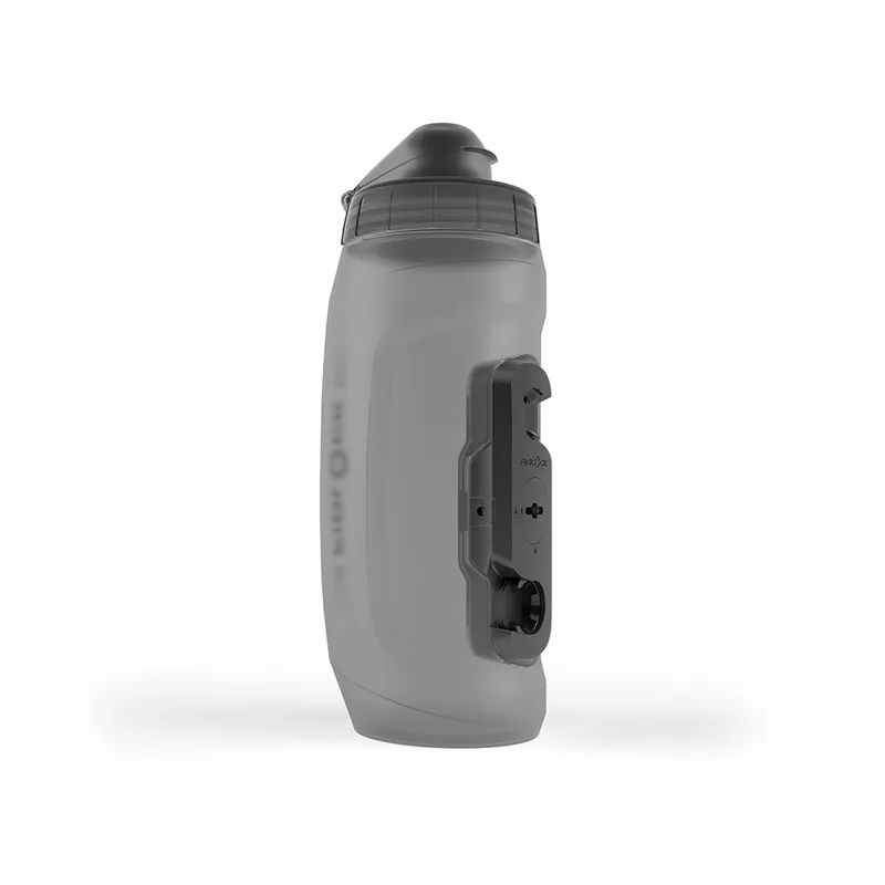 Fidlock Twist 590ml Water Bottle + Connector - Trans Black