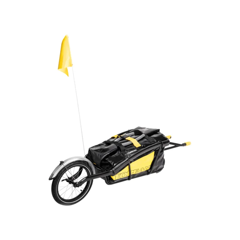 Topeak Journey Trailer With Drybag For 12mm axles - Black/Yellow
