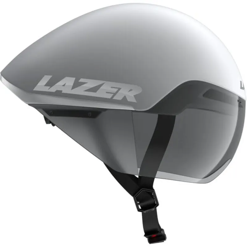 Lazer Victor KinetiCore TT Road Helmet - Matt White Silver