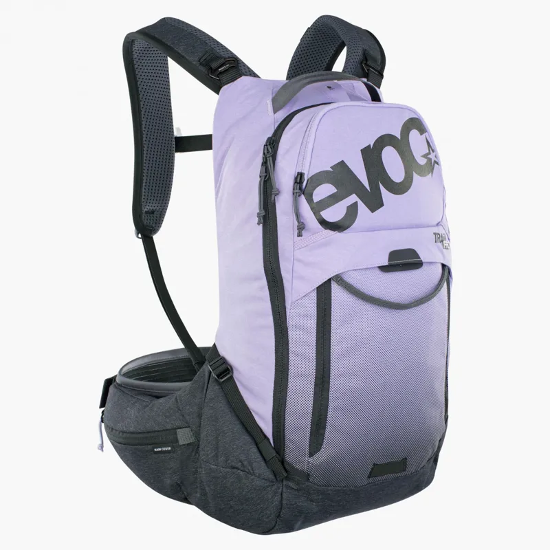 Evoc Trail Pro Protector 16 Litres Backpack - Purple/Black