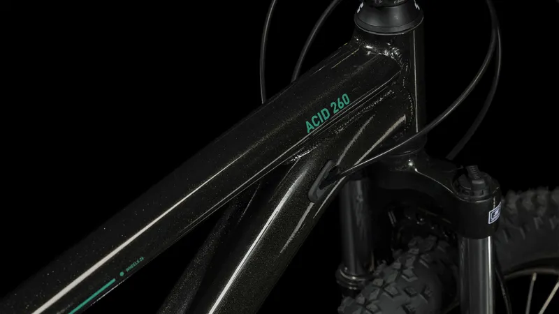 Cube Acid 260 Disc 26w 2024 Junior Bike - Black/Green-2