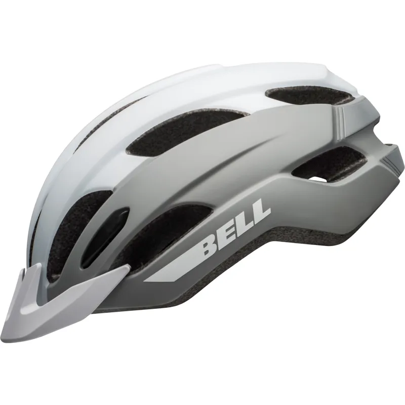 Bell Trace MTB Cycling Helmet - Matte White/Silver-2