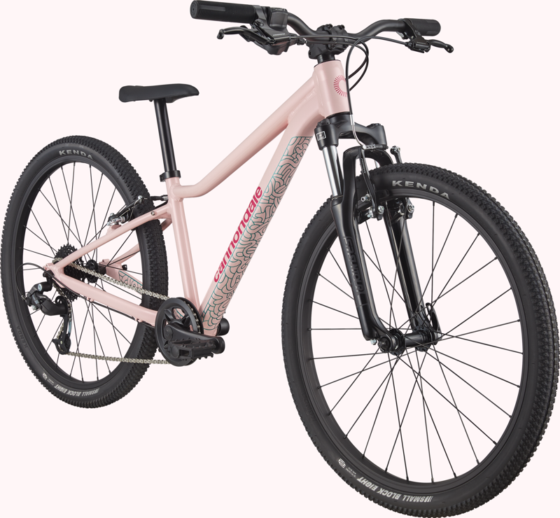 Cannondale Kids Trail 24w 2024 Junior MTB Bike - Pink-1