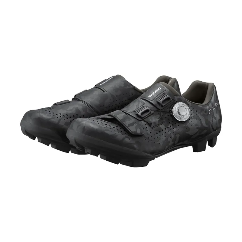 Shimano RX600 Men's Clipless Gravel Road Shoes - Black-4