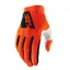 100 Percent Ridefit Long Finger Gloves - Fluo Orange 