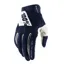 100 Percent Ridefit Long Finger Gloves - Navy/White 