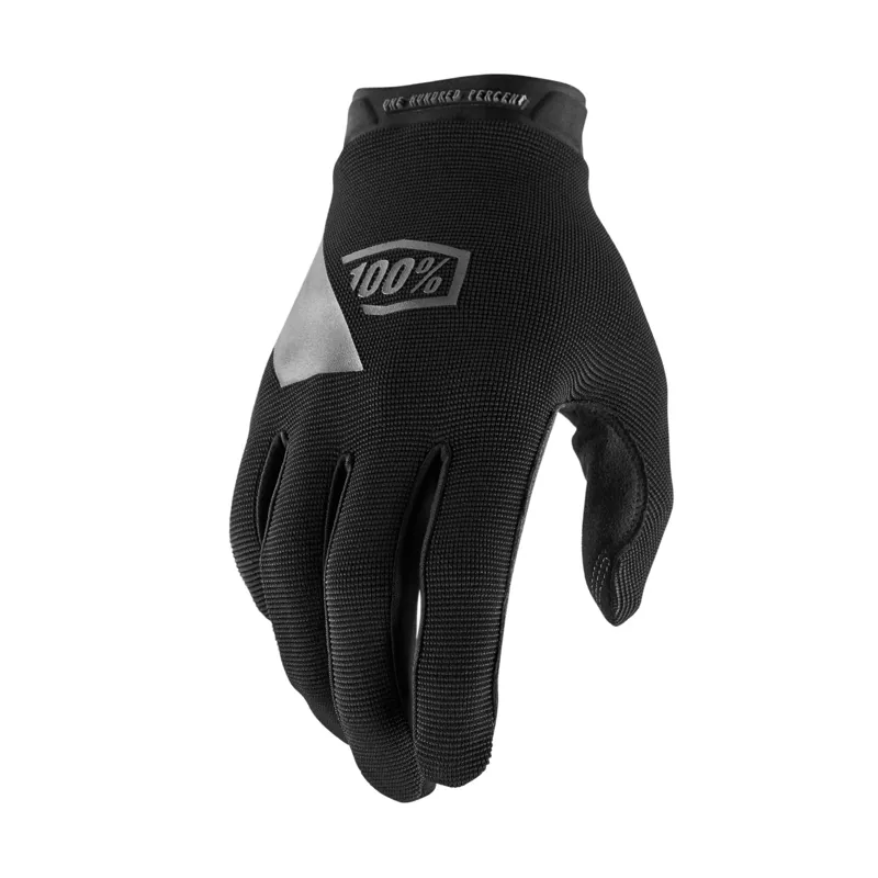 100 Percent Ridecamp Long Finger Gloves - Black
