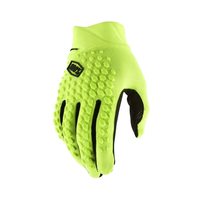 100 Percent Geomatic Long Finger Gloves - Fluo Yellow