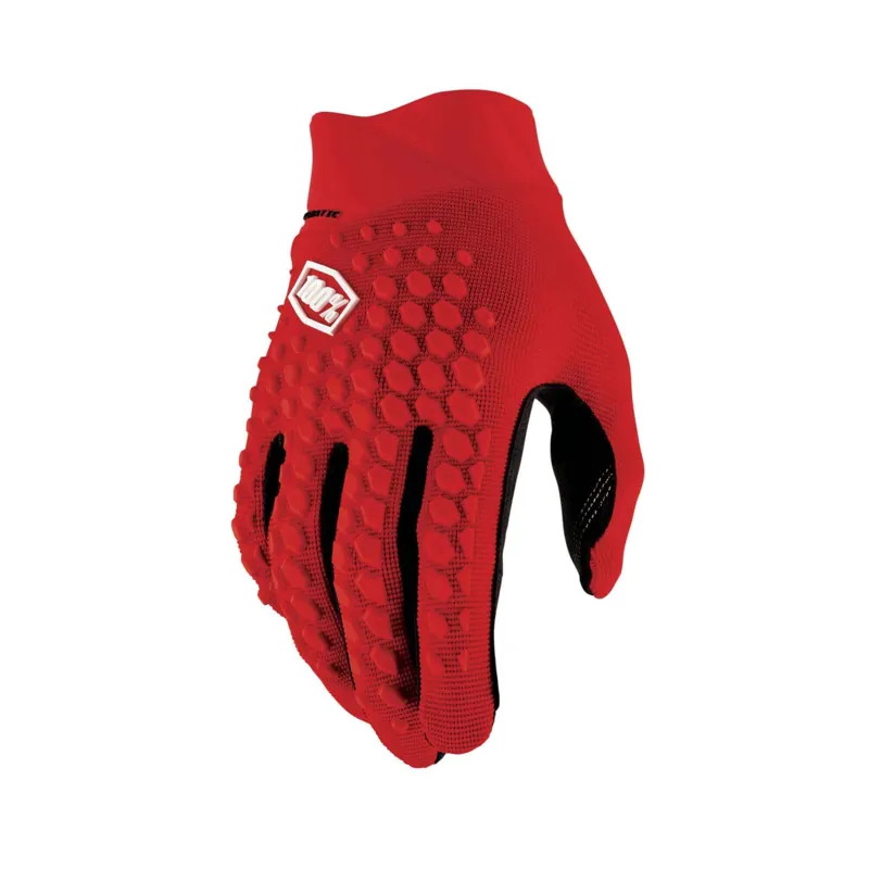 100 Percent Geomatic Long Finger Gloves - Red