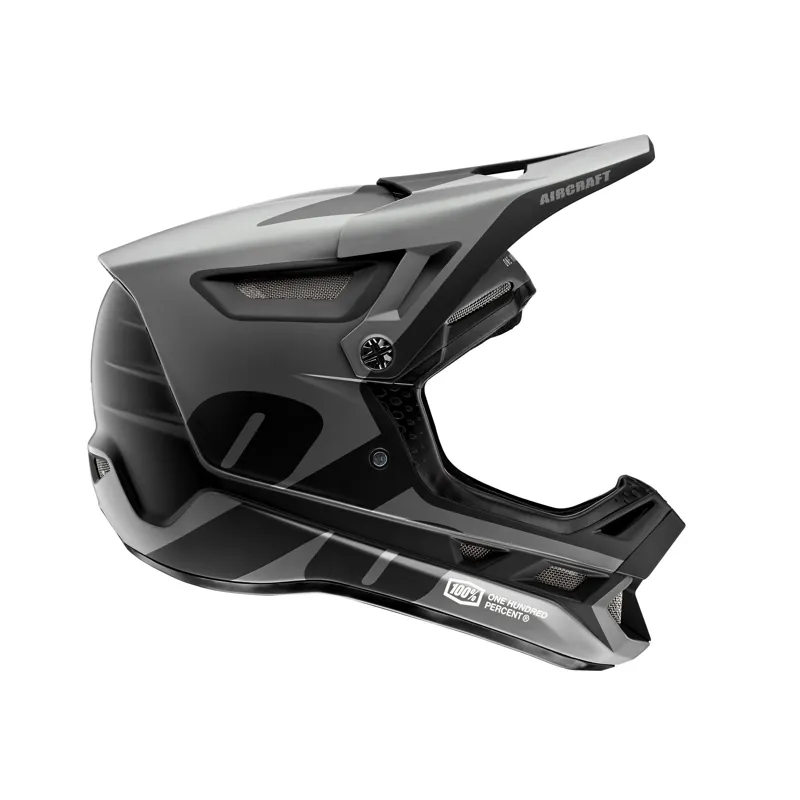 100 Percent Aircraft Composite Full Face MTB Helmet - LTD Black