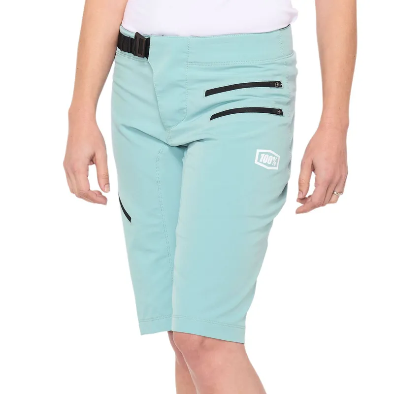 100 Percent Airmatic Womens Baggy Shorts - Seafoam
