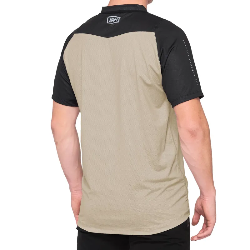 100 Percent Celium Short Sleeve Jersey - Warm Grey/Grey-1
