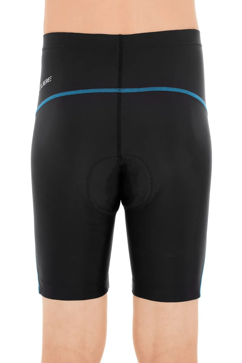 Cube Junior Cycle Shorts - Black/Blue-1