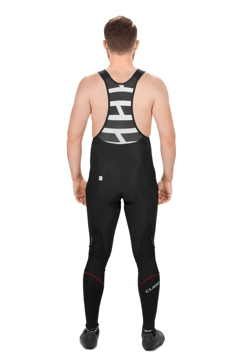 Cube Blackline Bib Tights Without Pads - Black/White-2