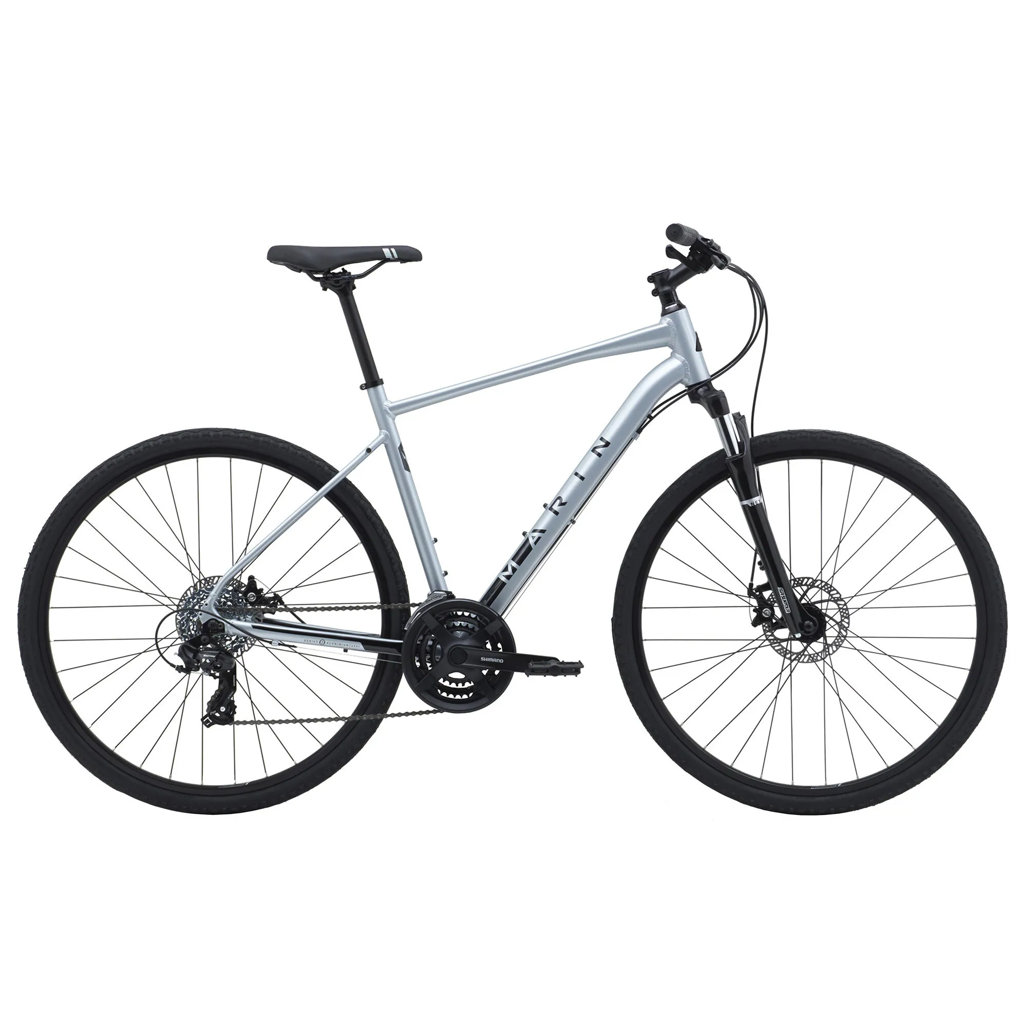 Marin San Rafael DS1 2020 Hybrid Bike Silver - Main Image