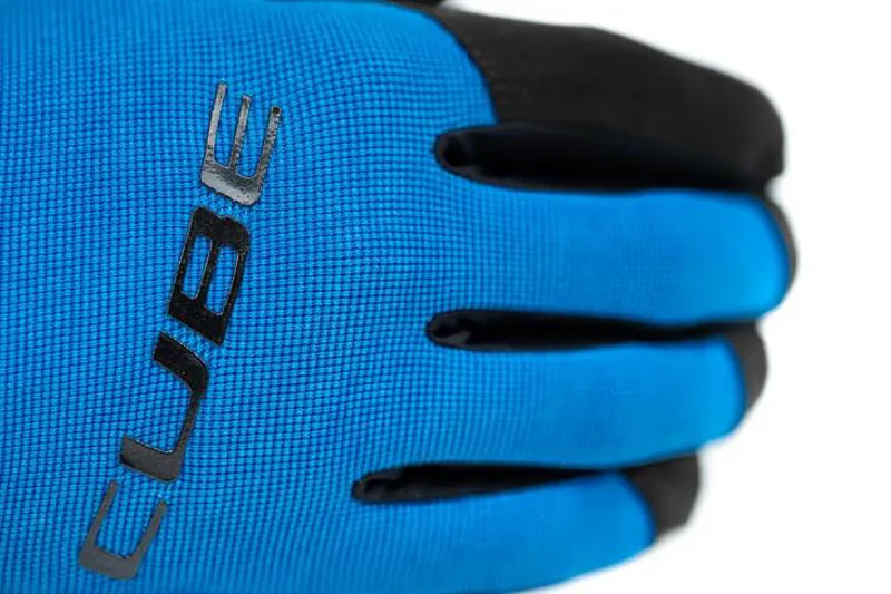 Cube Performance Long Finger Gloves - Blue -3