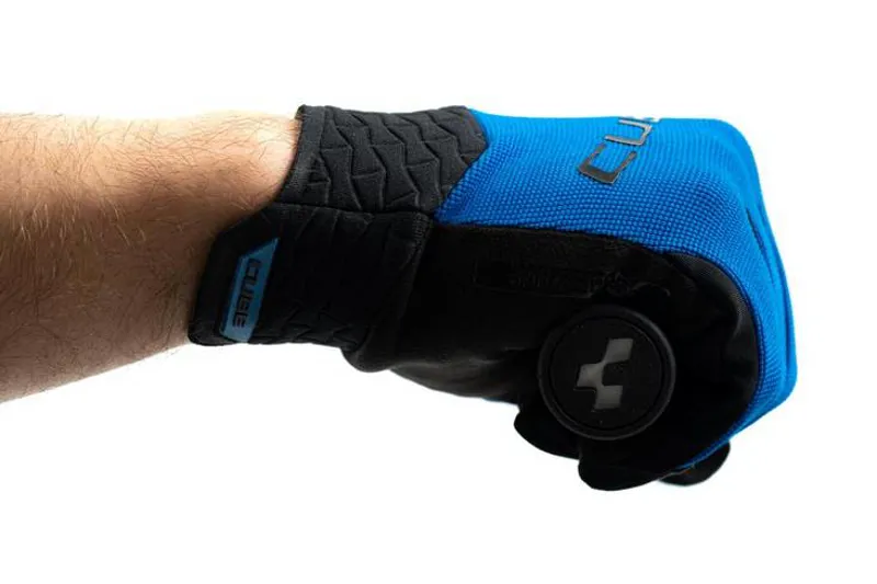 Cube Performance Long Finger Gloves - Blue -4