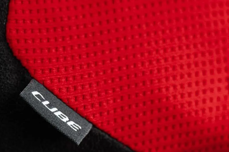 Cube X Natural Fit Short Finger Gloves - Red -2