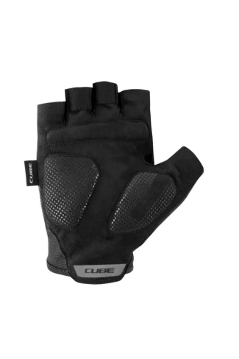 Cube Comfort Short Finger Gloves - Black/Grey -1