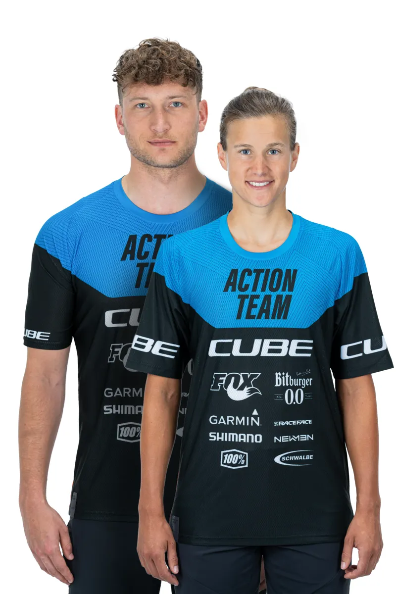 Cube Edge Round Neck Short Sleeve Jersey - X Action Team -1