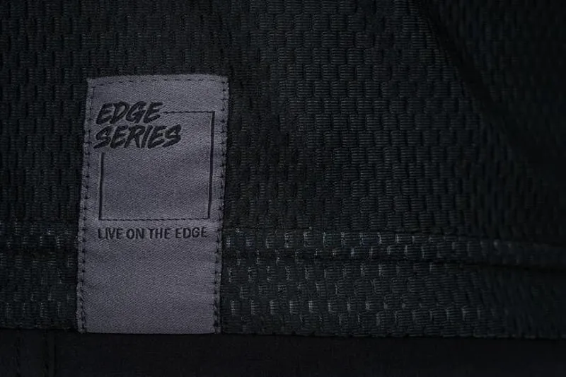 Cube Edge Round Neck Long Sleeve Jersey - Black/Orange -4