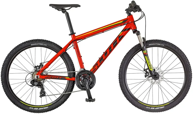 Ja het kan Renaissance Scott Aspect 670 26 inch 2018 Hardtail Mountain Bike - Red/Black