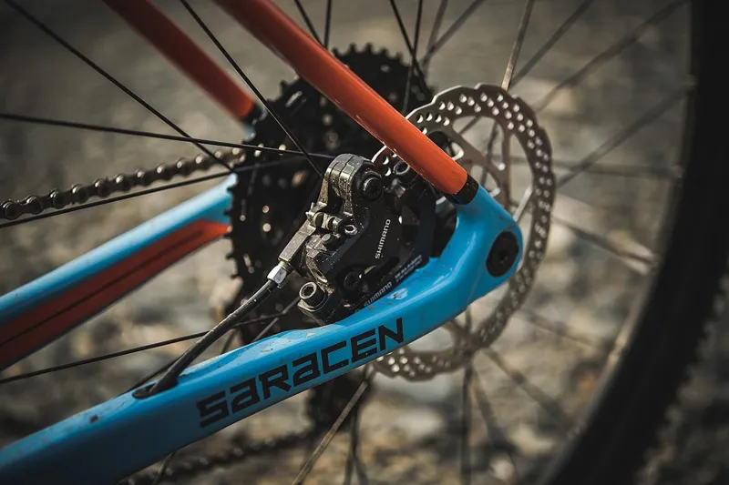 Saracen Zenith Carbon 29er 2019 Hardtail Mountain Bike - Blue/Orange-6