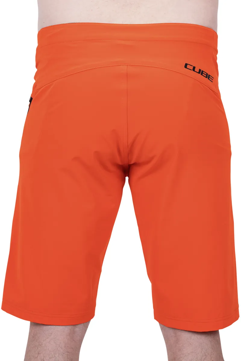 Cube Edge Lightweight Baggy Shorts - Orange -2