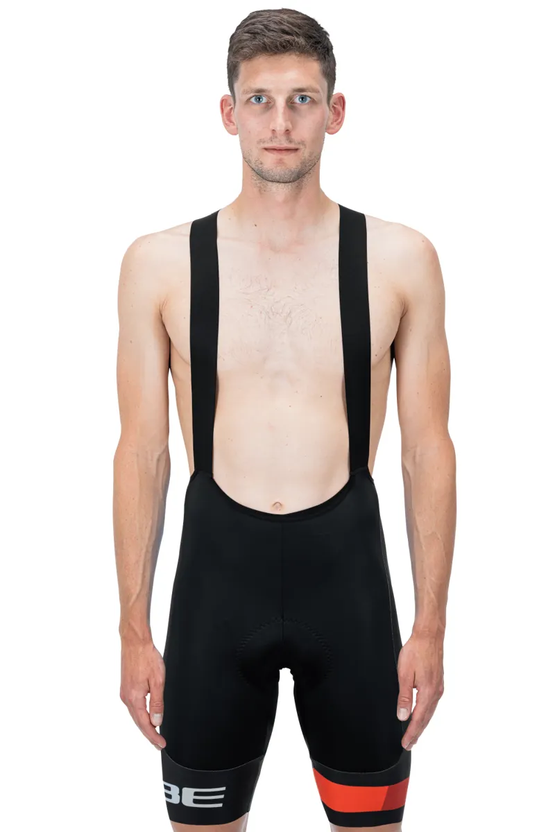 Cube Teamline Pro Bib Shorts - Black/Red -1