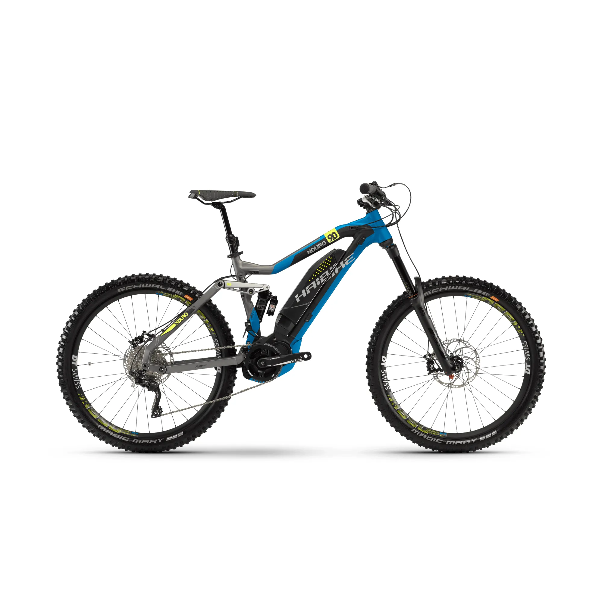 Haibike xDuro NDuro 9.0 27.5 inch 2018 Electric MTB Titanium