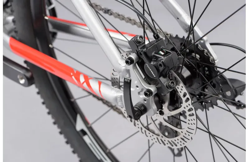 Ridgeback Terrain 4 27.5 inch 2025 Hardtail Mountain Bike - Grey/Red-11