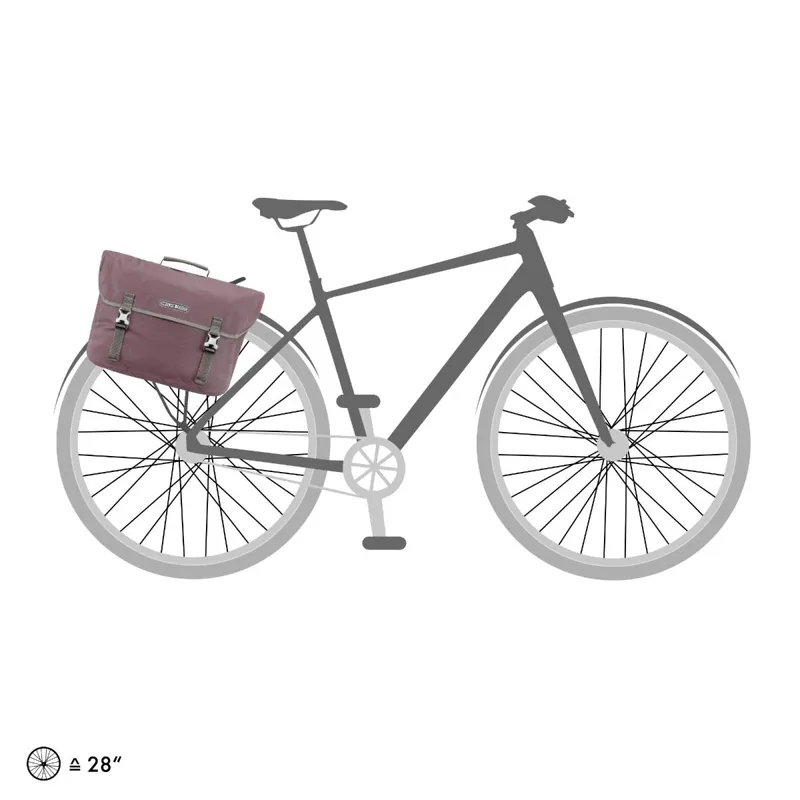 Ortlieb Commuter-Bag Two Urban Single Bag QL3.1 - 20 Litre - Ash Rose-5