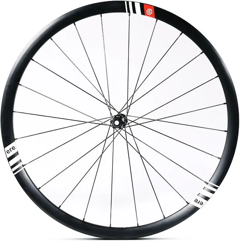 ERE Explorator GC 30 Alu Disc Road Wheelset - Shimano - Black/White-1