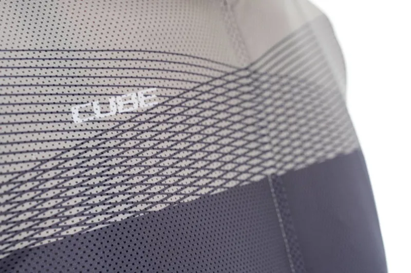 Cube ATX Full Zip Men's Short Sleeve Jersey - Beige/Grey-3