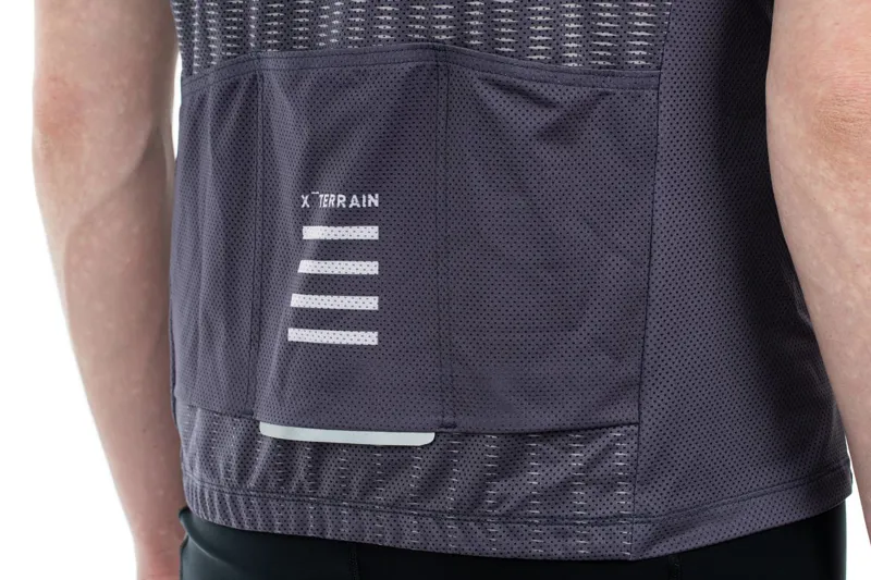 Cube ATX Full Zip Men's Short Sleeve Jersey - Beige/Grey-4