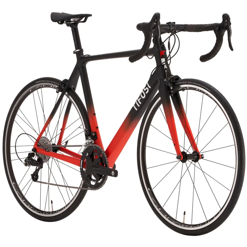 Tifosi Scalare Caliper Centaur Carbon Road Bike - Black/Red -1