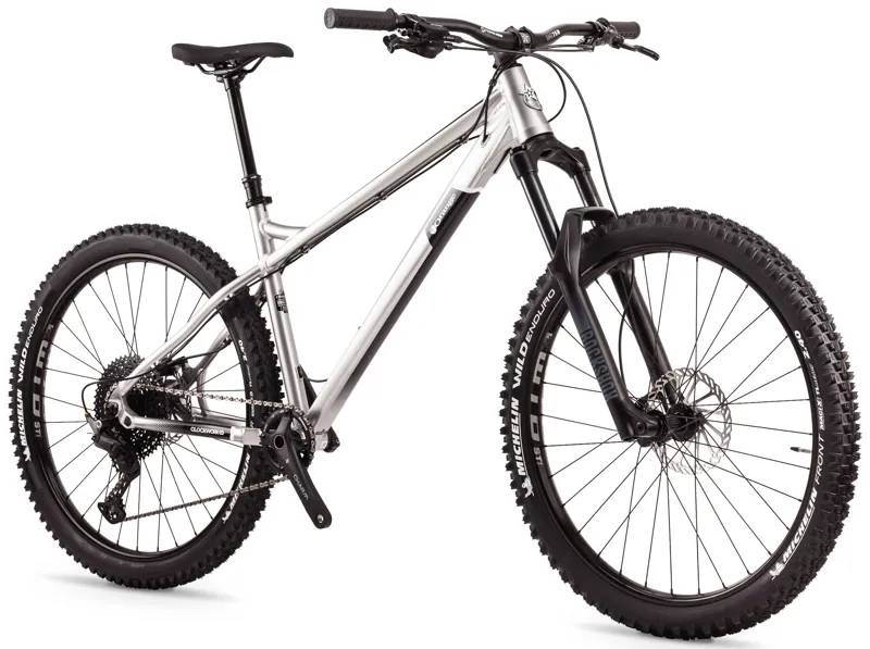 Orange Clockwork Evo Comp 27.5 2023 Hardtail MTB - Sparkling Silver-1