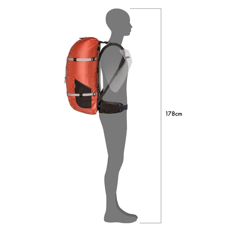 Ortlieb Atrack Waterproof Backpack - 45 Litre - Rooibos-6