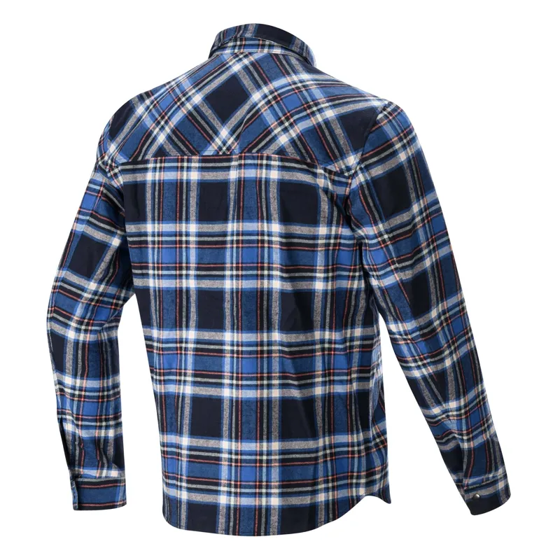 Alpinestars Whistler Wind Block Men's Plaid Shirt - Blue-1