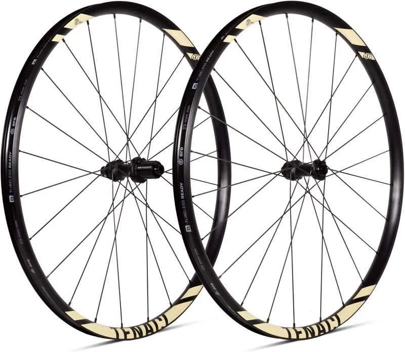 ERE Tenaci GX23 Road Wheelset - Shimano - Black/Sand