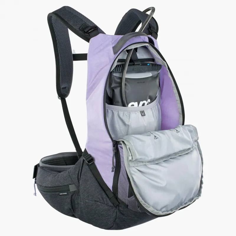Evoc Trail Pro Protector 16 Litres Backpack - Purple/Black-5