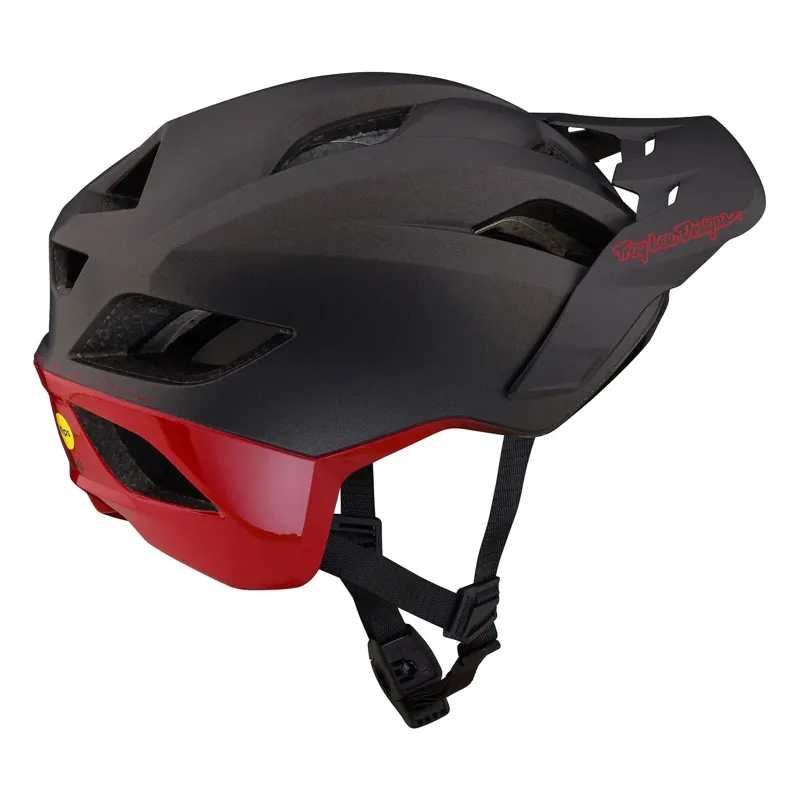 Troy Lee Designs Flowline SE MIPS MTB Helmet - Radian Charcoal/Red-1